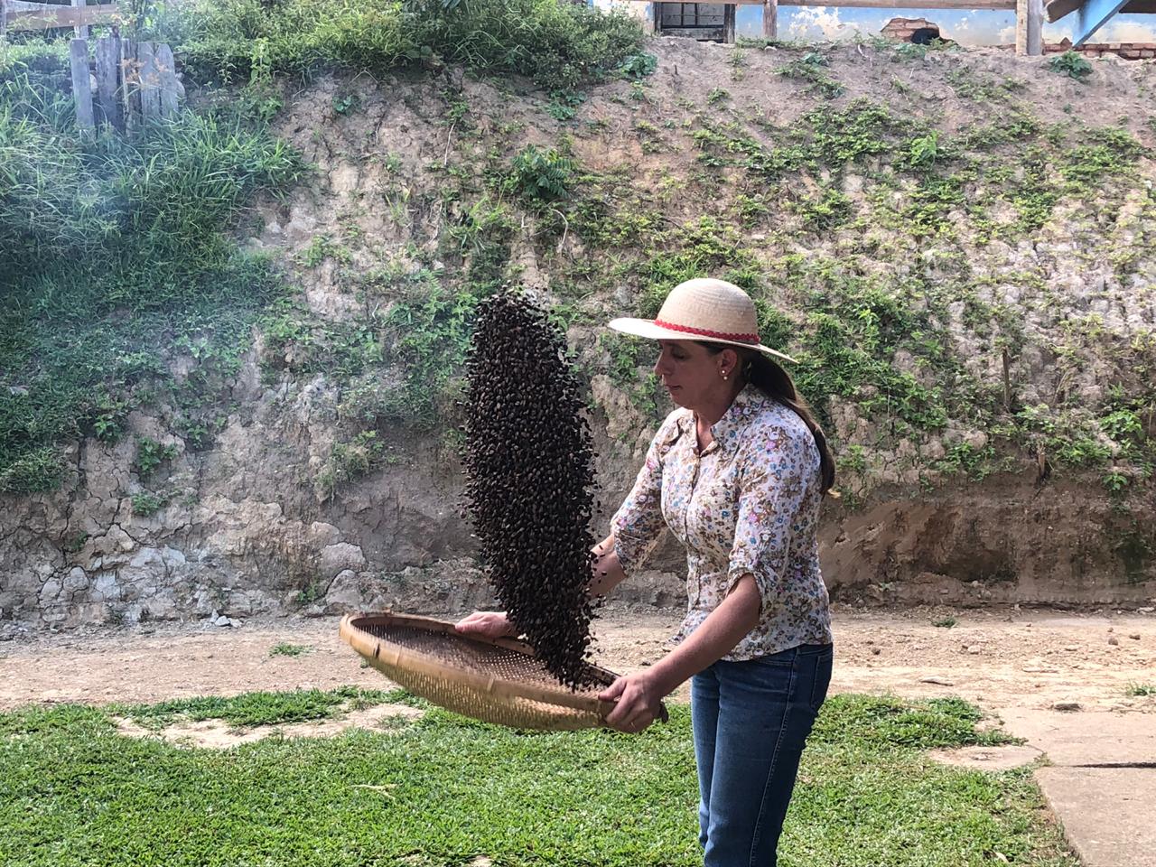 Bastidores das gravações do Técnica Rural sobre empreendedorismo depois dos cursos do Senar, em São Bento do Sapucaí-SP